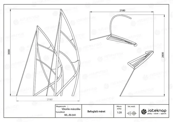 Klatrestativ for seiling - Bilde 3