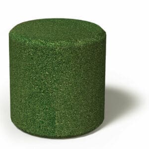 Gummisylinder grønn Ø45cm, H45cm