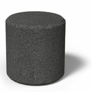 Gummisylinder grå Ø45 cm, H45 cm
